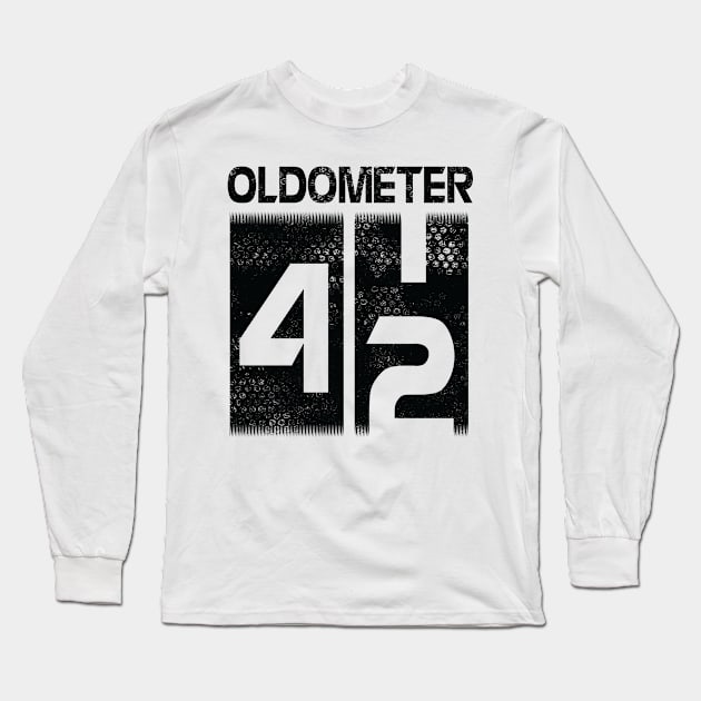 Oldometer Happy Birthday 42 Years Old Was Born In 1978 To Me You Papa Dad Mom Brother Son Husband Long Sleeve T-Shirt by Cowan79